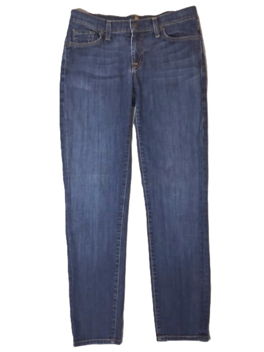 7 For All Mankind The Slim Cigarette Mid Rise Blue Jeans Woman's Size 29